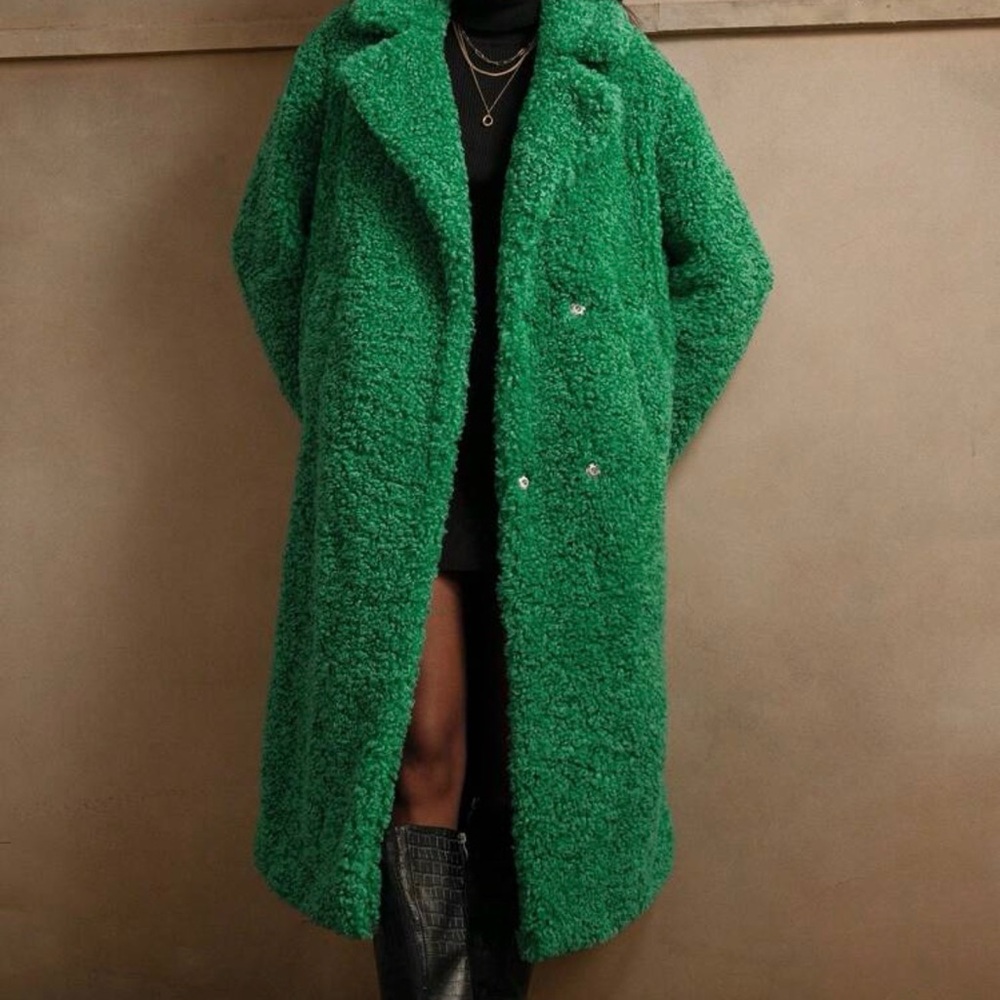 Emerald Green Women's Teddy Jacket